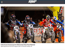 Tablet Screenshot of endurocross.com